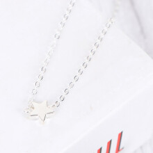Schlichte Metallstern-Taillenkette, silberner Körperschmuck für Damen, Strand- und Bikini-Accessoire