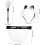Maid Cosplay Accessoires Set mit Schürze und Haarband 4
