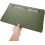 Foldable 3-Panel Camping Stove Windscreen with Drawstring Bag, Military Green Iron Wind Shield 4