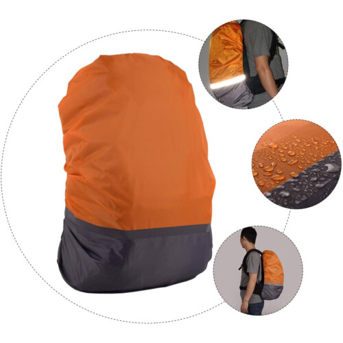 Waterproof Camping Backpack Rain Cover Large Size Reflective Night Safety Pack Cover 2
