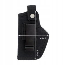 ASG PISTOL UNIVERSAL IWB -kotelo, ulko- ja sisäkotelo Glockille, 9 mm, 38, 357