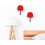 Acrylic Table Tennis Paddle Holder Wall-Mounted Racket Organizer Rack Display Stand 5