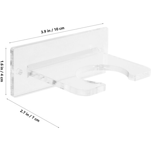 Wall-Mounted Baseball and Softball Bat Rack Acrylic Display Stand Vertical Storage Bracket Suitable 1