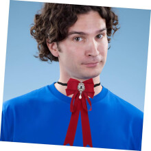 Verstelbare formele vlinderdas voor mannen en vrouwen. Elegante vlinderdas met strass-accenten, gemaakt van zachte stof.
