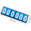 Multifunctional Portable Table Tennis Flip Scoreboard with Six-Digit Display 2