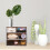 Desktop Drawer Organizer Box Ivory White 4-compartment Storage Container 4