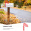 Decoratieve Rood Metalen Voor Brievenbus 5