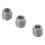 1000pcs M3x3mm Stainless Steel Hex Socket Set Cap Point Grub Screws Silver 4