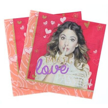 Violetta servietter 33x33 cm 20 stk.