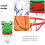 1Set Cartoon Basketbal Hoepel Papier Plastic Kinderspeel 4