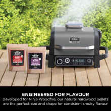 Ninja Woodfire Pellets, Robust Blend, 900g Bag, Up to 20 Cooking Sessions, Hardw