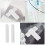 4St Compacte Ptfe Magnetische Roerstaaf Voor 4
