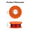 Replacement Strimmer Line Compatible with Worx, BESPOTCL 4PCS 3M Strimmer Wire L 7