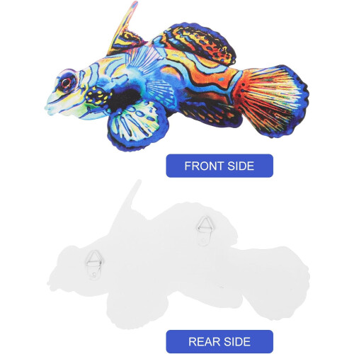 Wandskulptur „Fisch“ aus robustem Eisen 2