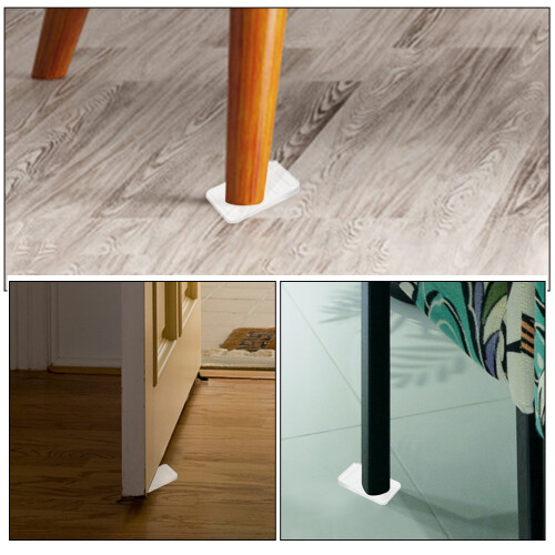 8St Nivelleringswiggen Voor Meubels Transparant Plastic Set 2