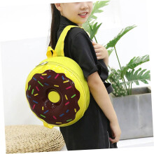 Regenbogen-Donut-Rucksack für Jungen: Kreativer, tragbarer Kindergartenrucksack – leicht und schick, ideal für Schule und Spiel