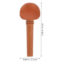 4St Violin Vervangingsonderdelen Jujube Hout Met Glad Afwerking