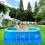 Pool Ground Cloth, Rectangular Pool Ground Mat for Frame Pool, Foldable Swimming 7