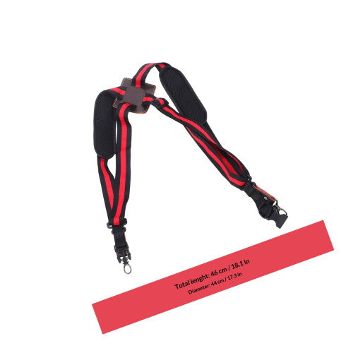 1Afrikaanse Drumriem Rood Polyester Verstelbaar Voor Slaginstrument 1