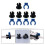 1Set 3D Printer Collet Clamp En Clip Set in Diverse Kleuren 4