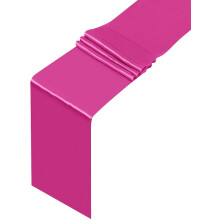 Glat satin bordløber dekoration FUCHSIA 0 16 x 9m