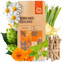 YERBA MATE Grøn TOUCH MATE Equilibrio Ashwagandha 500 g naturlig humle