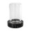 Q-BATH PREMIUM DECOR 1540 badeværelseskrus sort marmor + glas 1