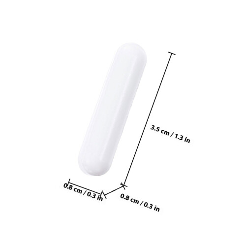 16St Magnetische Roerstaven Ptfe Wit Duurzaam 1