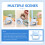 1Newborn Teether Siliconen Speelgoed Tandjes 3