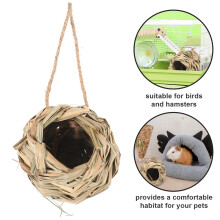 Handgevlochten Vogel Nest Tuindecoratie En Kleine Huisdieren