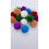 Pomponer PM-0030 mix af farver 18 stk. 1