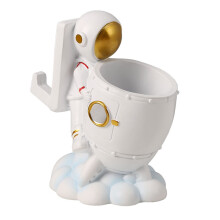 1 Multifunctionele Resin Penhouder Met Astronaut Figuur