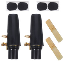 2Sets Sax Mondstuk Kit Met Beschermkap En Voor Alto Saxophone