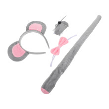 1Set Cosplay Dieren Set Muizenoordstaart En Decoratieve Hoofdband