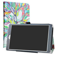 TECLAST P80 PRO -TABLETIN SUOJA 8 TUUMAA VÄRILLINEN PUUKUVIOITU EKONAHKA