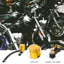 1Set Motorfiets Rem En Koppeling Reservoir Stijlvol Goud