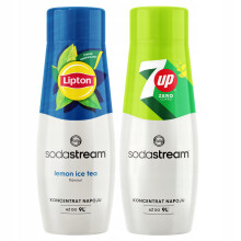 2 Sirupper til Sodastream Citron Iste + 7UP Fri Sukkerfri