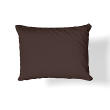 Jersey pudebetræk 50x60 brun