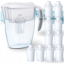 Aquaphor Real filterkande 2,9L hvid, 10 B15 filterpatroner