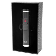 RONSON MONSUN BLACK 3 JET lighter med cigarpunch, jet