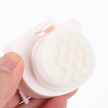 1Witte Gezichtsscrubber Siliconen Zachte Exfoliator Voor Make-Up