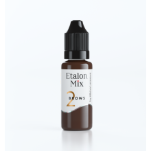 Etalon Mix 2 Pigment til permanent øjenbrynsmakeup Mælkechokolade 15ml