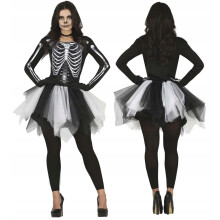 Skelet Halloween kostumebold L