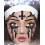 Halloween NUN Glitter -kasvotarrat 1