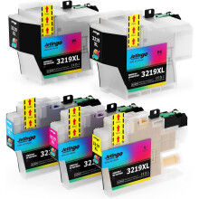 5 kpl mustepatruunoita Brother 3219XL 3217XL MFC-J5330DW MFC-J5335DW MFC-J5335DW -tulostimeen