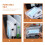 2St Plastic Documenten Organizer Zwart Draagbare Bestanden Box 5