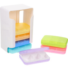 1Set Wekelijkse Pillendoos Cute Organizer Stabiele En Stevige Box