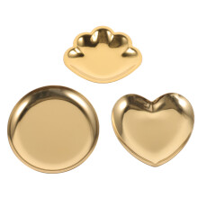 3St Decoratieve Gouden Sieradenschotel Voor Sieraden En Kleine Spullen