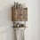 Wandschrank mit Handtuchhalter und Haken 1
