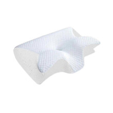 (White) Memory Foam Orthopedic Pillow for Neck Support